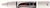Krijtstift Uni-ball chalk schuin 8.0mm wit