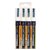 Krijtstift Securit SMA-510 schuin wit 2-6mm blister à 4 stuks