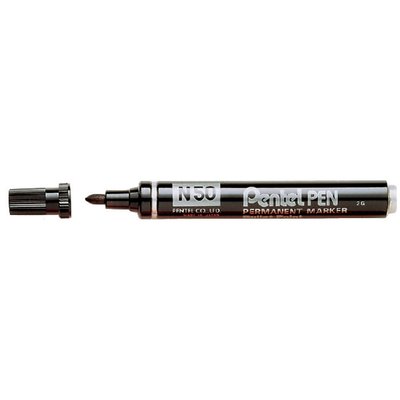 Marqueur Pentel N50 ogive 1,5-3mm noir