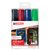 Krijtstift edding 4090 window schuin 4-15mm assorti etui à 4 stuks