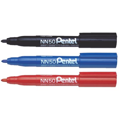 Marqueur Pentel NN50 ogive 1,3-3mm noir
