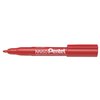 Viltstift Pentel NN50 rond 1.3-3mm rood foto