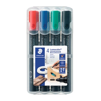 Marqueur Staedtler 352 ogive 2mm assorti 4 pièces