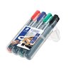 Viltstift Staedtler Lumocolor 350 permanent schuin assorti 4 stuks foto