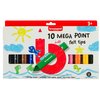 Feutre Bruynzeel Kids Mega Point set 10 couleurs Photo