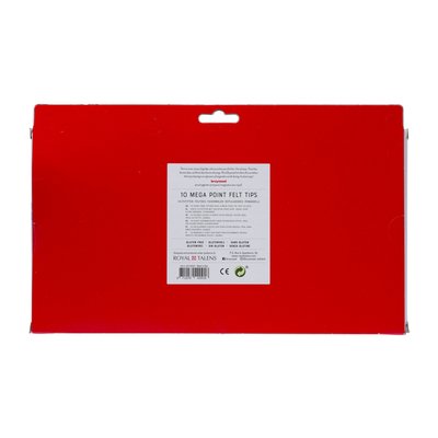 Feutre Bruynzeel Kids Mega Point set 10 couleurs