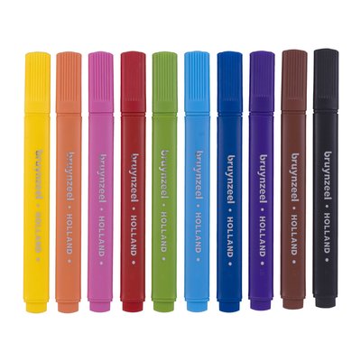 Feutre Bruynzeel Kids Triple set 10 couleurs