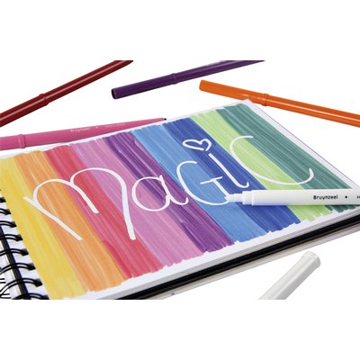 Feutre Bruynzeel Creatives Superpoints boîte 25 couleurs