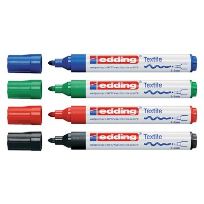 Marqueur Textile edding 4500 ogive 2-3mm vert