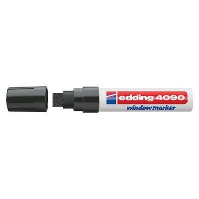 Krijtstift edding 4090 window schuin 4-15mmzwart bister à 1 stuk
