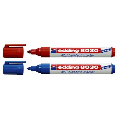 Viltstift edding 8030 NLS high-tech 1.5-3mm rood