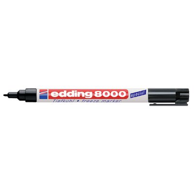 Diepvriesmarker edding 8000 rond 1mm zwart