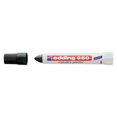 Marqueur edding 950 Industry pasta ogive 10mm noir