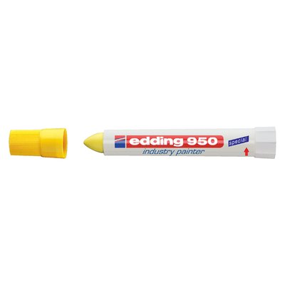 Marqueur edding 950 Industry pasta ogive 10mm jaune