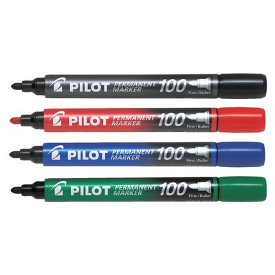 Viltstift PILOT 100 rond fijn groen