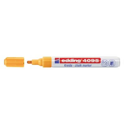 Marqueur craie edding 4095 ogive 2-3mm orange fluo