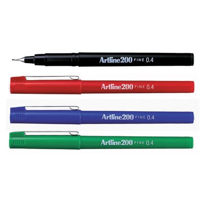 Fineliner Artline 200 ogive Fin vert