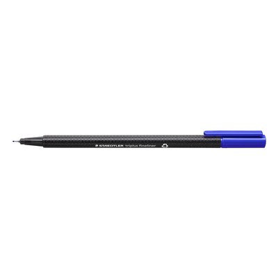 Fineliner Staedtler Triplus 334 blauw 0.3mm