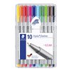 Fineliner Staedtler Triplus 334 assorti 0,3mm 10 pièces Photo