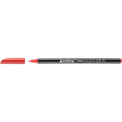 Fineliner edding 1200 002 fijn rood