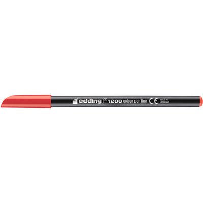Fineliner edding 1200 002 fijn rood