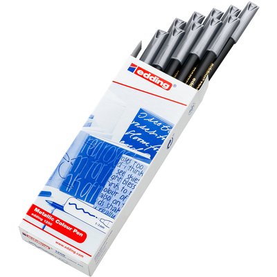 Fineliner edding 1200 054 Fin Metallic argent