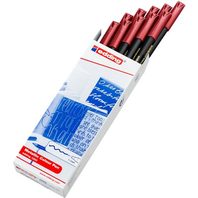 Fineliner edding 1200 Fin Metallic rouge