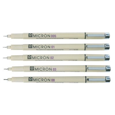 Fineliner Sakura Pigma Micron 005 0,2mm noir