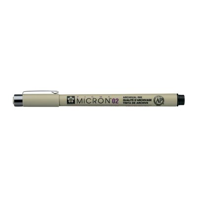 Fineliner Sakura Pigma Micron 02 0,3mm noir