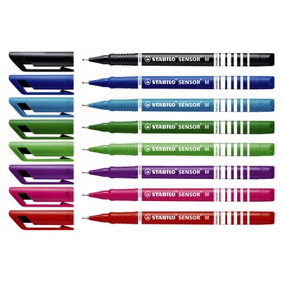 Fineliner STABILO Sensor 187/43 medium lichtgroen