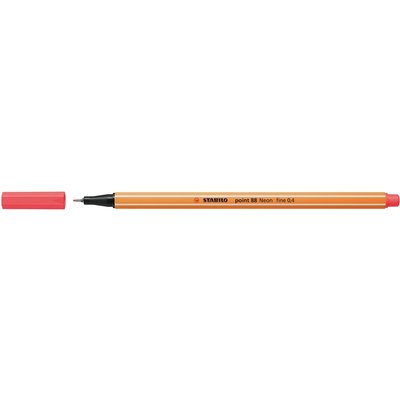 Fineliner STABILO Point 88 /033 Fin rouge fluo