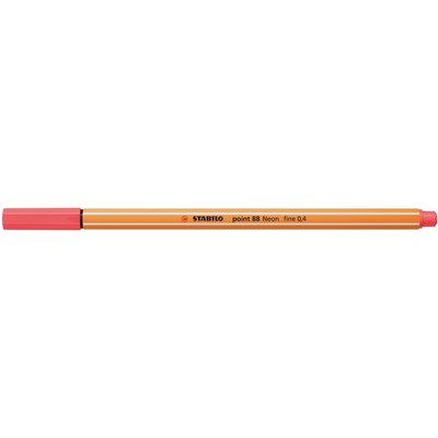 Fineliner STABILO Point 88 /033 Fin rouge fluo