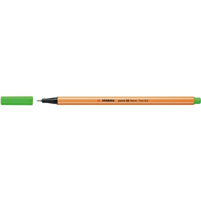 Fineliner STABILO Point 88 /033 Fin vert fluo