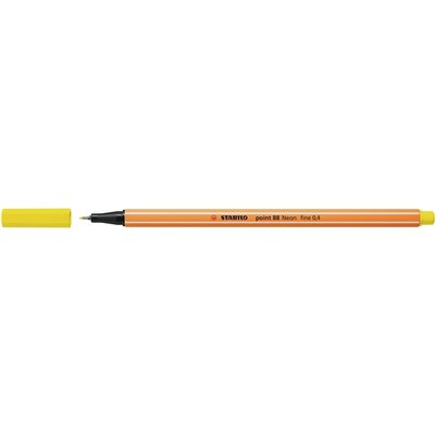 Fineliner STABILO Point 88 /024 Fin jaune fluo