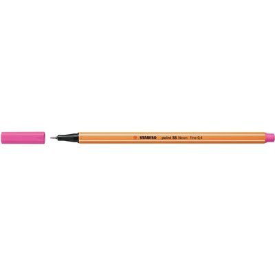 Fineliner STABILO Point 88 /056 Fin rose fluo