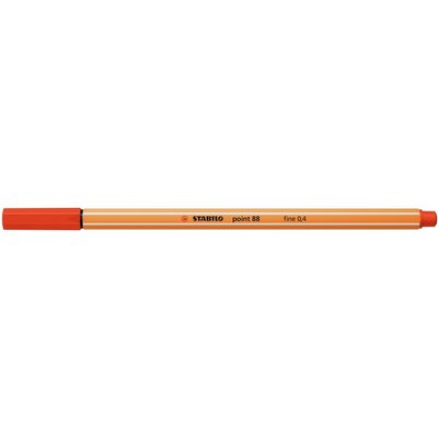 Fineliner STABILO point 88/40 Fin rouge