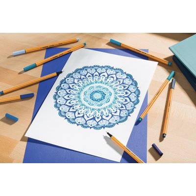 Fineliner STABILO point 88/36 Fin vert émeraude