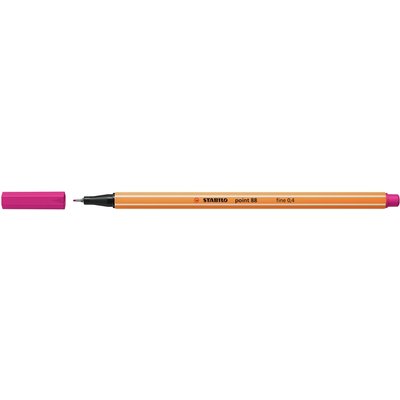 Fineliner STABILO point 88/56 fijn roze rood