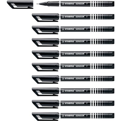 Fineliner STABILO Sensor 189/46 Fin noir