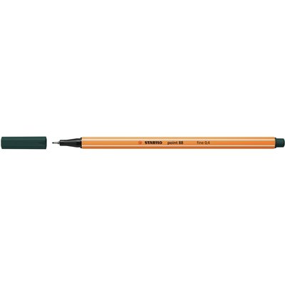 Fineliner STABILO point 88/63 Fin vert terre