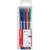 Fineliner STABILO Sensor 189 Fin assorti étui de 4 pièces.