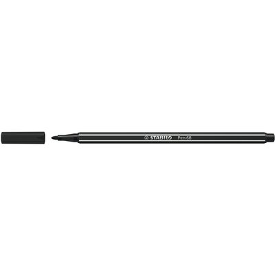 Feutre STABILO Pen 68/46 Medium noir