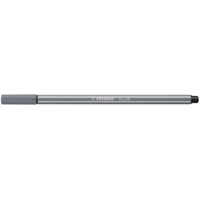 Feutre STABILO Pen 68/96 Medium gris foncé