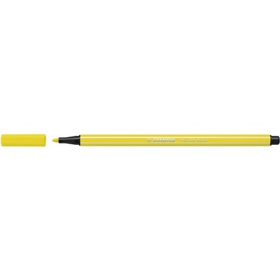 Viltstift STABILO Pen 68/024 medium neon geel