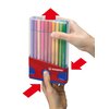 Feutre STABILO Pen 68 Colorparade rouge/bleu Medium assorti 20 pièces Photo