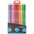 Feutre STABILO Pen 68 ColorParade anthracite/turquoise Medium assorti étui 20 pièces