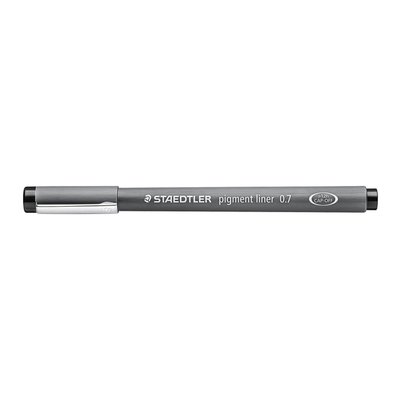 Fineliner Staedtler Pigment 308 zwart 0.7mm