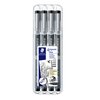 Fineliner Staedtler Pigment 308 noir étui de 4 pièces Photo