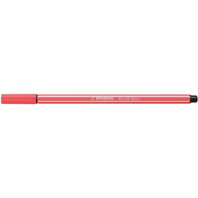 Feutre STABILO Pen 68/040 Medium néon rouge