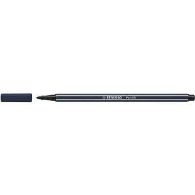 Feutre STABILO Pen 68/98 Medium gris payne